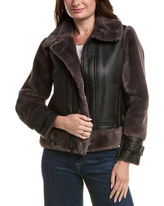 Andrew Marc Vellica Pebbled Jacket