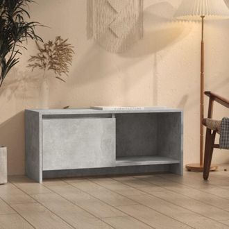 vidaXL Vidaxl - Mobile tv Grigio Cemento 90x35x40 cm in Truciolato