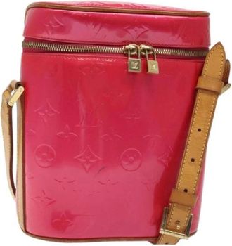 Louis Vuitton Tweedehands leren Louis Vuitton tassen - Dames - Vintage Schoudertas - Rood - ONE Size - Leer - Vintage