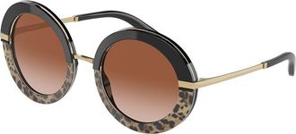 Dolce & Gabbana DG4393F Asian Fit 324413 Womens Sunglasses Black Size 52