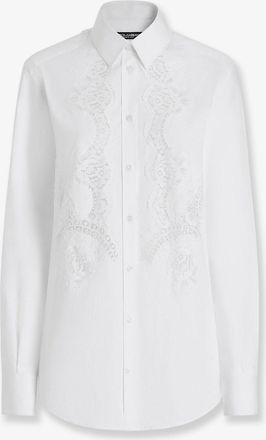 Dolce & Gabbana Camicia in cotone con ricami floreali - DOLCE & GABBANA - gender_Woman