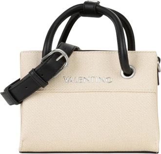 Mario Valentino Vbsa 0D05 Handtas - Dames - Handtassen - Beige - ONE Size - Polyester - Tassen