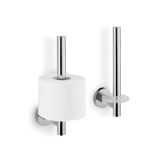 Zack SCALA Reserverolhouder - 2 rollen - wandmodel - hoogglans RVS
