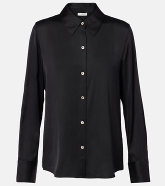 Vince Silk-blend satin shirt