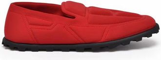 Dolce & Gabbana Mocassins van Neopreen - Heren - Loafers - Rood - 39 EU - Schoenen