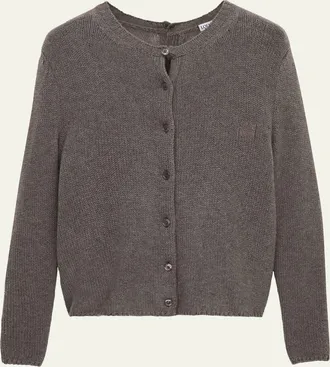 Loewe Cashmere Button-Back Cardigan