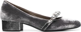 Roberto Festa Milano Liana Velvet Pumps - Dames - Pumps - Grijs - 37 1/2 EU - Schoenen