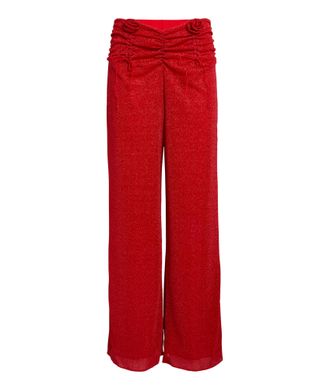 Os&eacute;ree Red Roses Red Beach Pants Size XL