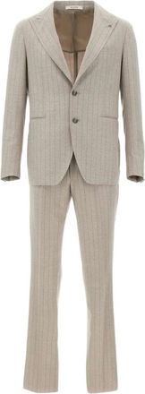 Tagliatore Completo monopetto gessato - Toni neutri