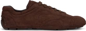 Prada Schoenen, Heren, Bruin, 44 EU, Su&egrave;de, Montecarlo Re-Edition 2005 Sneakers