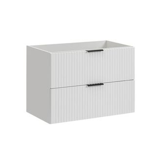 Petits Meubles Mueble bajo lavabo estratificado Blanco