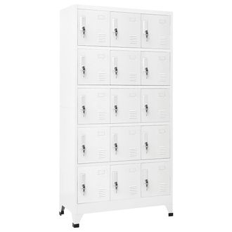 vidaXL Vidaxl - Taquilla De Acero Gris Claro 90x40x180 Cm