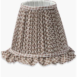 Mrs. Alice Lotus Ruffle Lampshade in Brown at Nordstrom