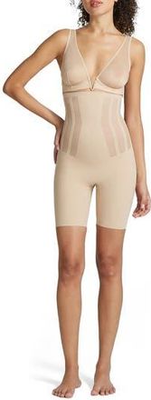 Commando Luxe Control High Waist Shaping Shorts in Beige at Nordstrom Rack, Size X-Small