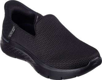 Skechers Womens Go Walk Flex Slip-ins-Relish Sneaker, Black, 5.5 UK Wide 124963W
