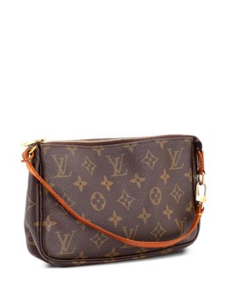 Louis Vuitton Pochette Accessoires canvas clutch met monogram - Bruin