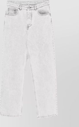 Dr&ocirc;le de Monsieur straight leg trousers five-pocket design