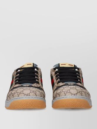 Gucci fabric lace-up sneakers