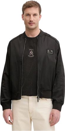 A|X Armani Exchange Heren, Jassen, Zwart, Maat: 2XL Katoen