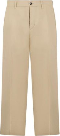 Nine In The Morning Losse Linnen Broek - Heren - Straight fit broeken - Beige - L - Linnen - Broeken