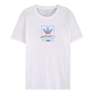 adidas Grand Tee White Red Blue DU8341