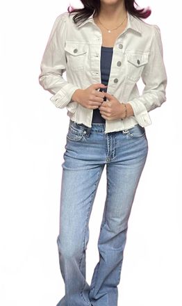 Dear John Denim Rosewood Denim Jacket In White