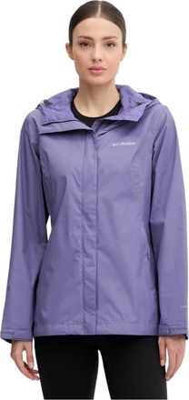 Columbia Arcadia II Regenjas - Dames - Windbreakers - Paars - XS - Polyester - Fitness