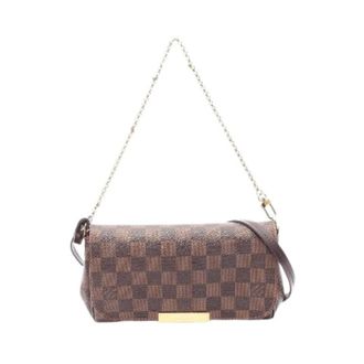 Louis Vuitton Pre-owned Favorite PM Damier Handbag - Dames - Pre-owned - Bruin - Maat: ONE Size Leer