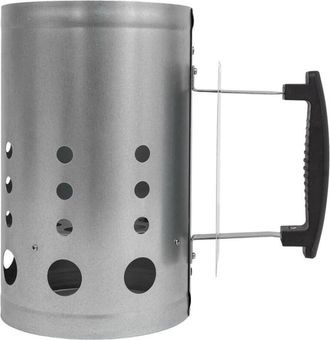 OEM Encendedor De Carb&oacute;n Fireplus Para Barbacoa - Fabricado En Acero Galvanizado - Mango De Pl&aacute;stico Termoaislante - Dimensiones: 27 X 17,5 X 30 Cm