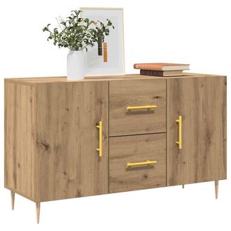 Berkfield Home Sideboard Artisan Oak 100x36x60 cm Engineered Wood in Brown | Size: 100 x 36 x 60 cm