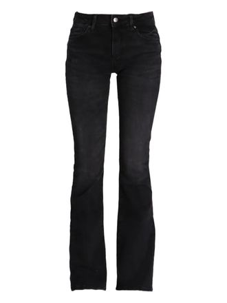 A|X Armani Exchange faded jeans - women - Cotton - 31 - Black