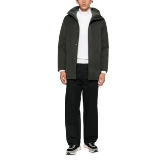 Roberto Ricci Design Classic Hood Parka - Heren - Mantels - Grijs - Maat: XL