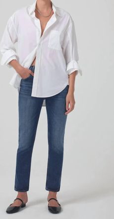 Citizens Of Humanity Charlotte High Rise Straight Denim In Delphi
