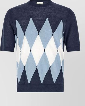 Ballantyne argyle knit t-shirt