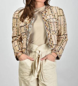 Isabel Marant Pre-Loved Christy Jacket In Ecru