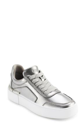 DKNY Beverly Hidden Wedge Sneaker in Nickel at Nordstrom, Size 9.5