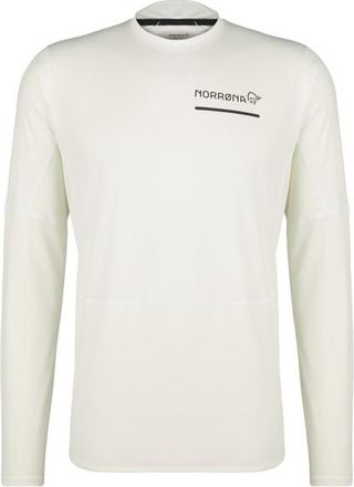 Norr&oslash;na Senja Equaliser Lightweight Long Sleeve Laufshirt f&uuml;r Herren | wei&szlig;