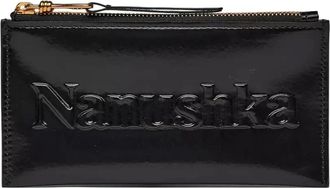 Nanushka Lamar wallet - Black