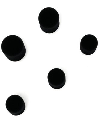 Moustache Micro coat hangers (pack of five) - Black