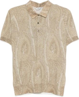 Etro Polo con motivo paisley - Toni neutri