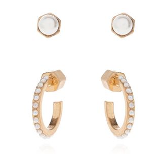 AllSaints Set van twee paar oorbellen - Dames - Oorbellen - Geel - ONE Size - Accessoires