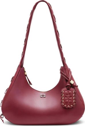 Ganni Borsa a spalla media - Rosso