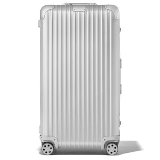 Rimowa Original Trunk Plus Suitcase in Silver - Aluminium - 31.5x17.3x14.4