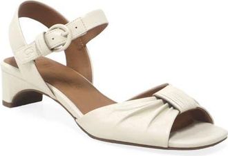 Gentle Souls Sorae Ankle Strap Sandal in Stone Leather at Nordstrom, Size 8.5