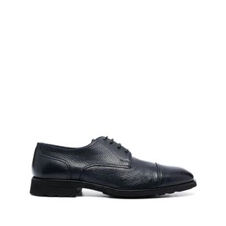 Casadei Anticato Formele Schoen - Heren - Nette schoenen - Blauw - 44 EU - Leer - Schoenen