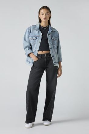 Levi's Vaqueros Superlow - Mujer - 34X32 - Negro / Mic Dropped