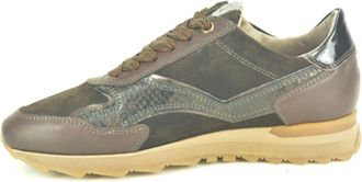 DL Sport Schoenen, Dames, Veelkleurig, 40 EU, Bruin Combi Runner N. + Tiret