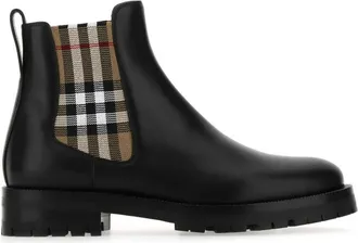 Burberry Black Checks Allostock Boots
