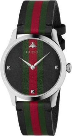 Gucci G-Timeless Contemporary Horloge - unisex - Horloges - Veelkleurig - ONE Size - Leer - Accessoires