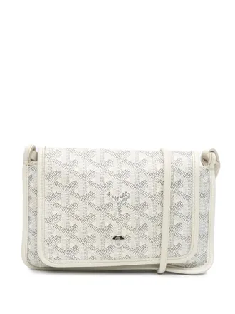 Goyard 2021 Goyardine Plumet Pocket Wallet crossbody bag - White
